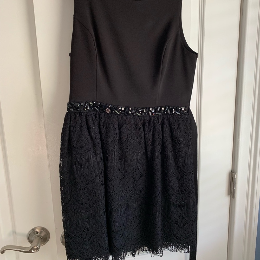 Black dress, perfect for a wedding